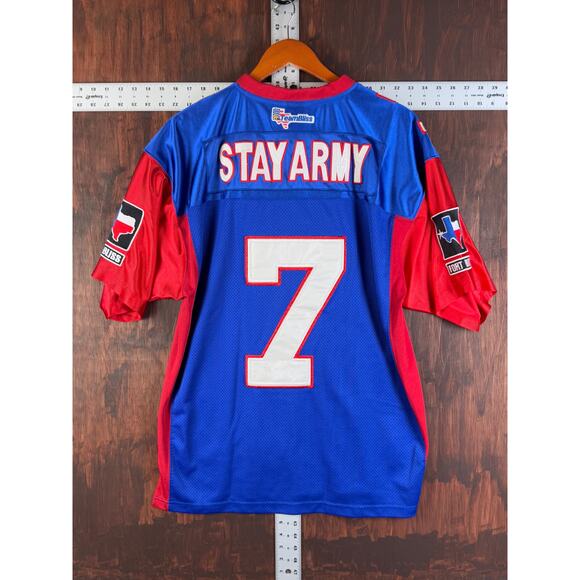 Battlefield Collection Football Jersey Ft Bliss Stay Army RWB #7 Stitched Large - Picture 11 of 14
